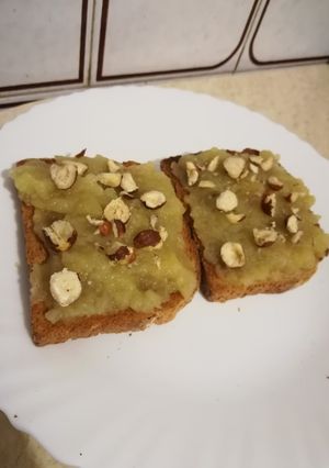 Foto principal de Tostadas de compota de manzana