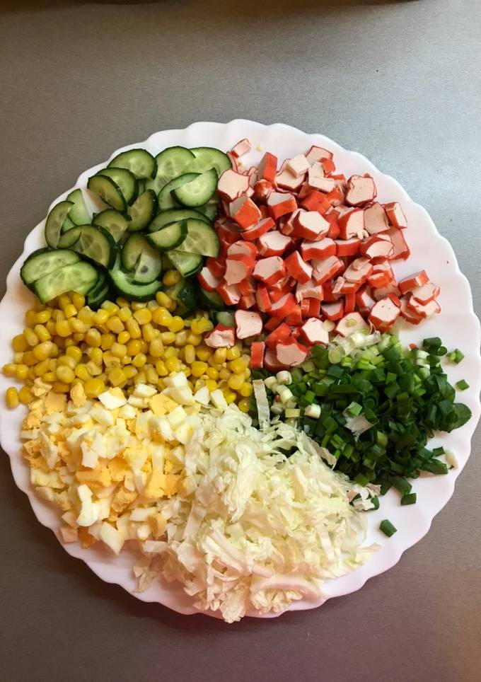 Салат з крабовими палочками