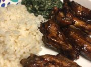 A picture of air fryer chicken wings