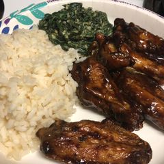 A picture of Teriyaki chicken wings (Air fried).