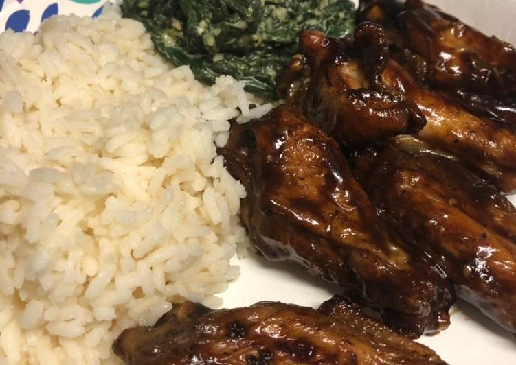 Simple Way to Prepare Perfect Teriyaki chicken wings (Air fried)