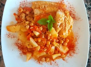 Una foto de Bacalao a la portuguesa