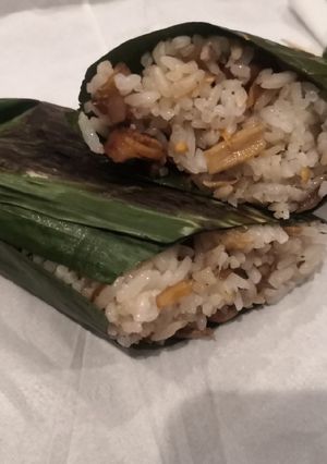 Foto resep Nasi bakar cumi dower ala"
