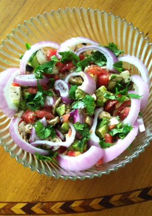 Una foto de Ceviche de champignons