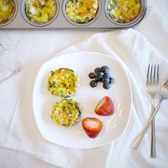 A picture of Baked egg muffins.