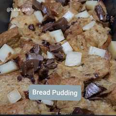 Chocolate Cheese Bread Pudding-レシピのメイン写真