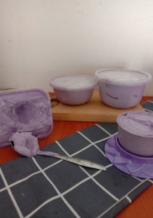 Foto resep Es krim ubi ungu