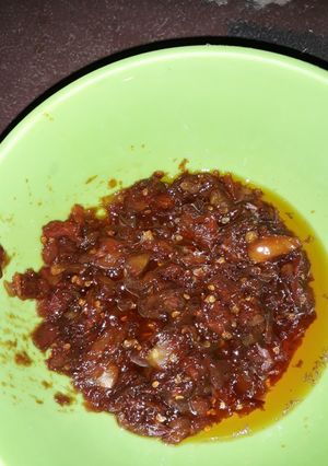 Foto resep Sambal tumis manyos