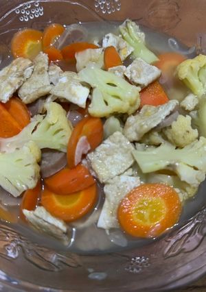 Foto resep Tumis sayur telur dan sosis