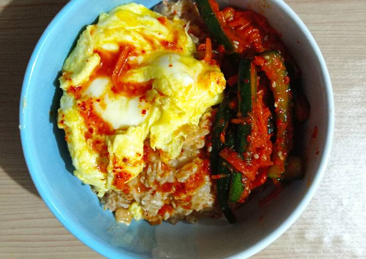 Langkah Mudah untuk Membuat Oatmeal Gurih dengan Telur dan Kimchi yang Sempurna
