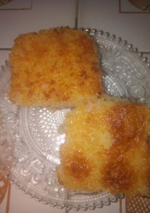 صورة لوصفة بسبوسة