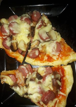Foto resep Pizza teflon sitake