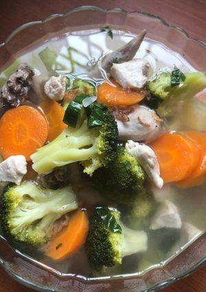 Foto resep Sop ayam brokoli