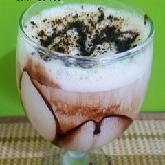 Coconut cream cold coffee A picture of Coconut cream cold coffee.