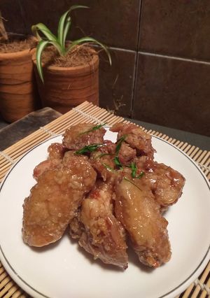 Foto resep Ayam krispi saus lemon madu