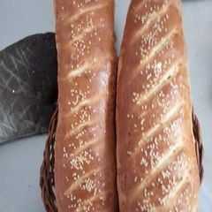 A picture of French loaf or french bread.