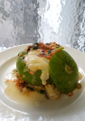 Una foto de Zapallitos rellenos sin carne