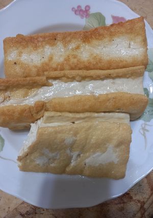 Hình của món Đậu phụ rán.