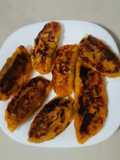 Empanaditas de plátano maduro, frijoles y queso