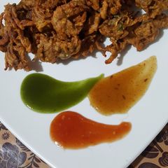 Mix vegetables pakore A picture of Mix vegetables pakore.