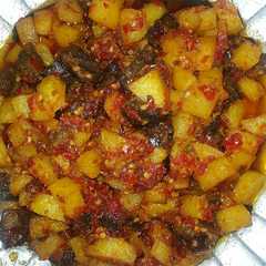 รูปของ Kentang hati ampela balado
