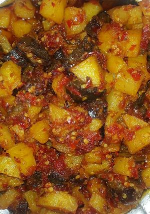 Foto resep Kentang hati ampela balado
