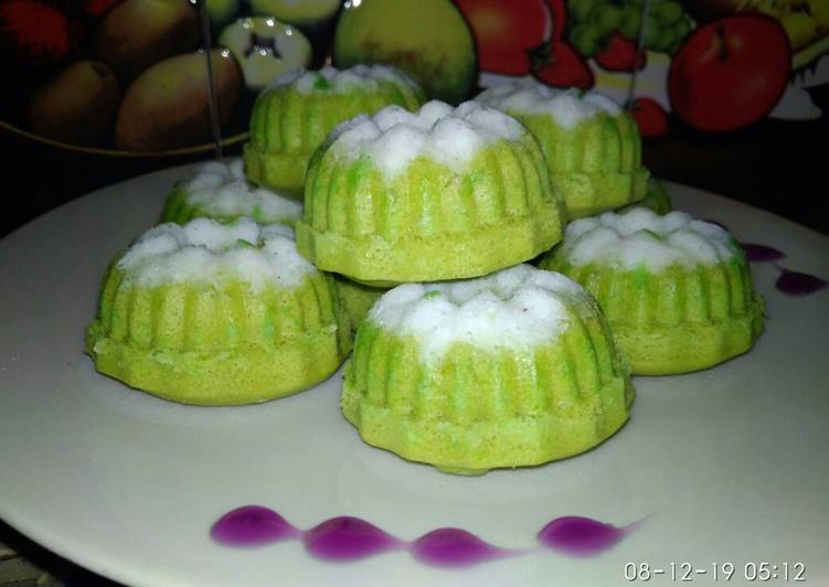 Resep Putu ayu ekstrak daun pandan, Bisa Manjain Lidah