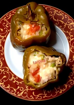 চিজি বেকড ক্যপসি (Cheesy baked capsi recipe in Bengali) রেসিপির প্রধান ছবি