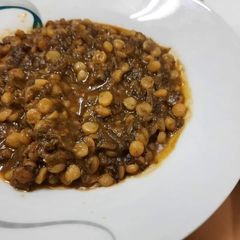 A picture of Palak chanay ki daal.
