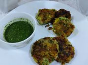A picture of sweet potato cutlets
