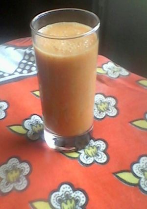 A picture of Watermelon mango juice.