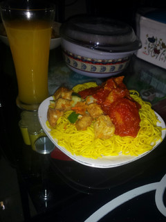 A picture of Turmeric noodles😊.