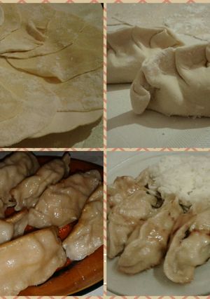 Una foto de Gyozas o Empanaditas chinas  (dumplings)