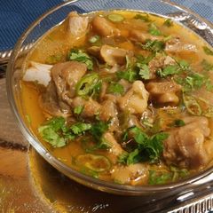 A picture of Special mutton paya.