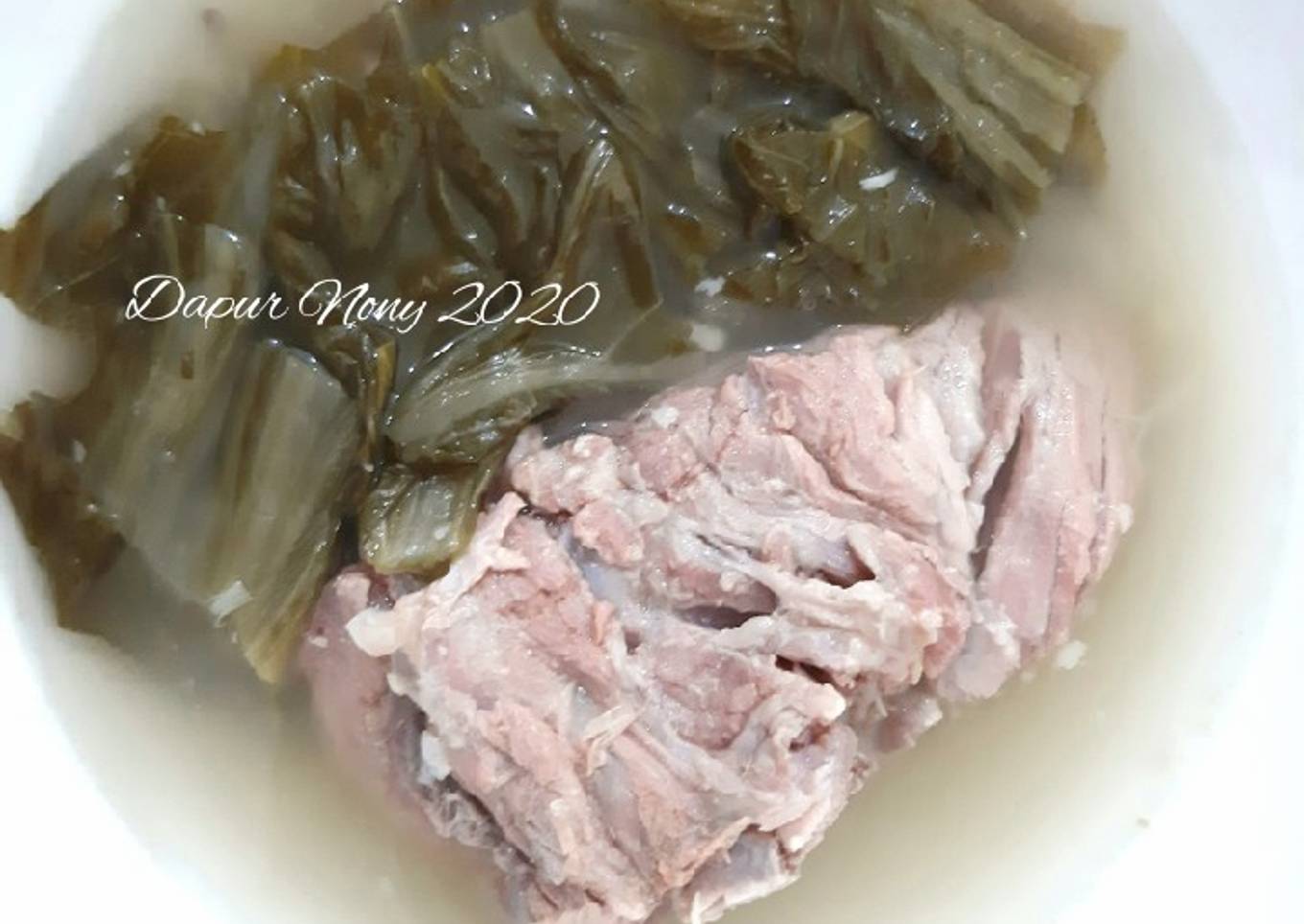 Sup Baikut Sayur Asin 2