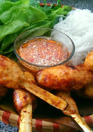 Hình của món Chạo Gà.