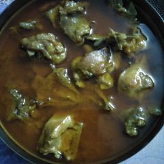 A picture of Desi chicken spicy.