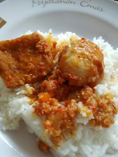 Foto resep Tahu dan Telur bumbu Bali pedas