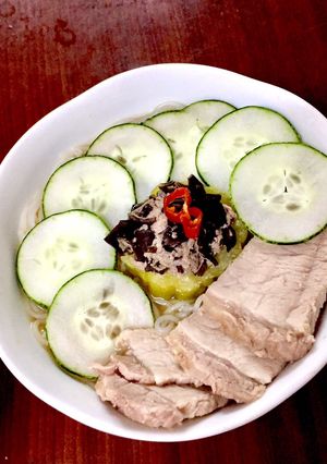 Hình của món Bún sáng.