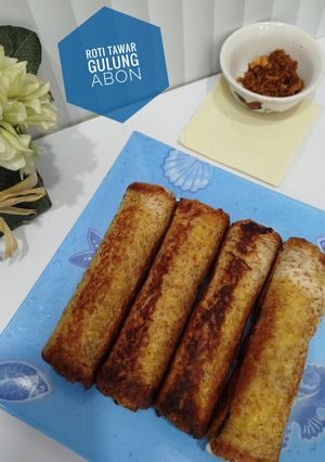 Foto resep Roti Tawar Gulung Abon