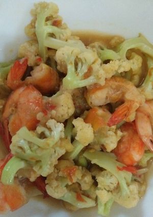 Foto resep Tumis Kembang Kol with Udang