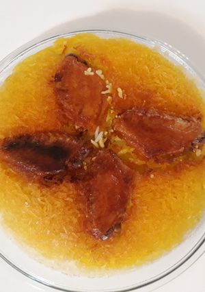 عکسی از دستور ته دیگ بال مرغ
