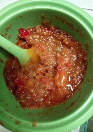 Foto resep Sambel pecel lele