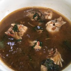 A picture of Chicken pepper soup.