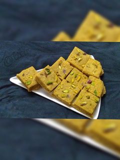 বেসনের দিলখুস বরফি (Besaner dilkhus barfi recipe in Bengali) রেসিপির প্রধান ছবি
