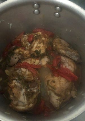 صورة لوصفة دجاج بالضغاط