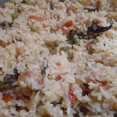 A picture of Veg rice.