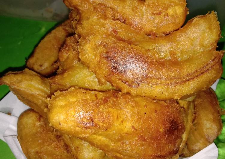 Bagaimana Menyiapkan Pisang goreng crispy ala ummi Indah ❤, Menggugah Selera