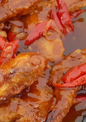 Foto resep Chiken Winger Saos Madu
