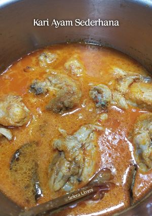 Foto resep Kari Ayam Sederhana